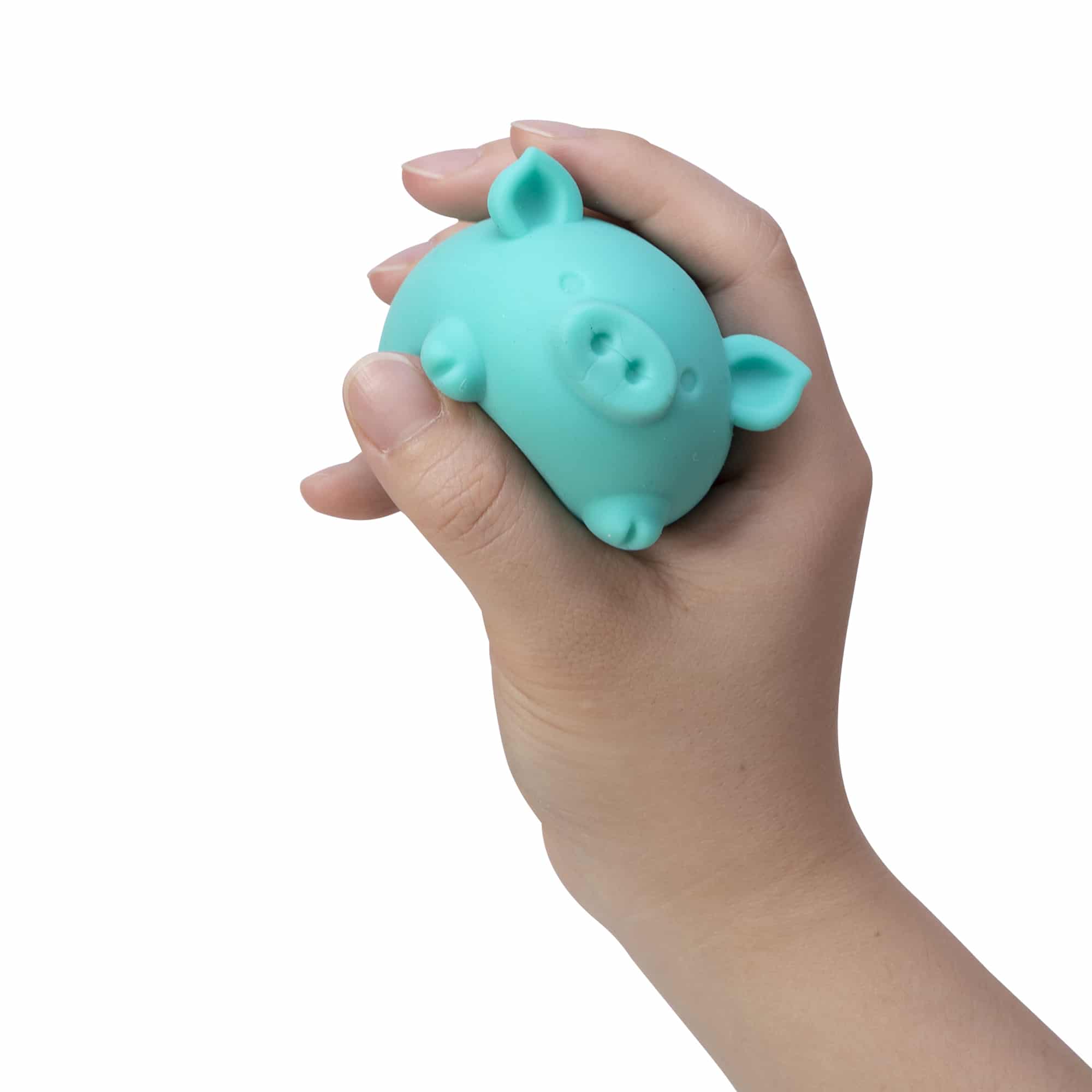 Fun Fidget Monster NeeDoh Dig’ It Pig | Select Velvet Canopy - Purrfect Cat Squishy Character Stress Toy Detail