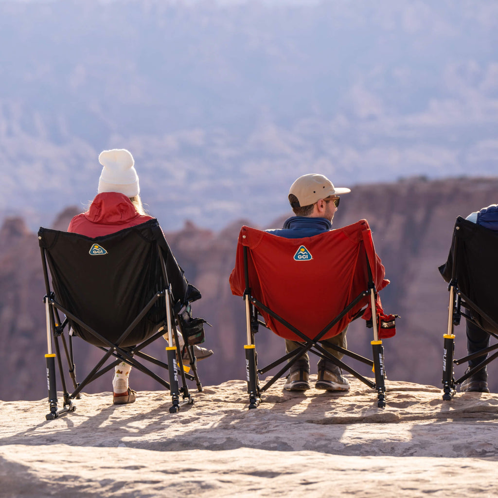 Smooth Motion Puff Rocker - Choice 731 - RoadTrip Rocker Smooth Motion Camp Chair Detail