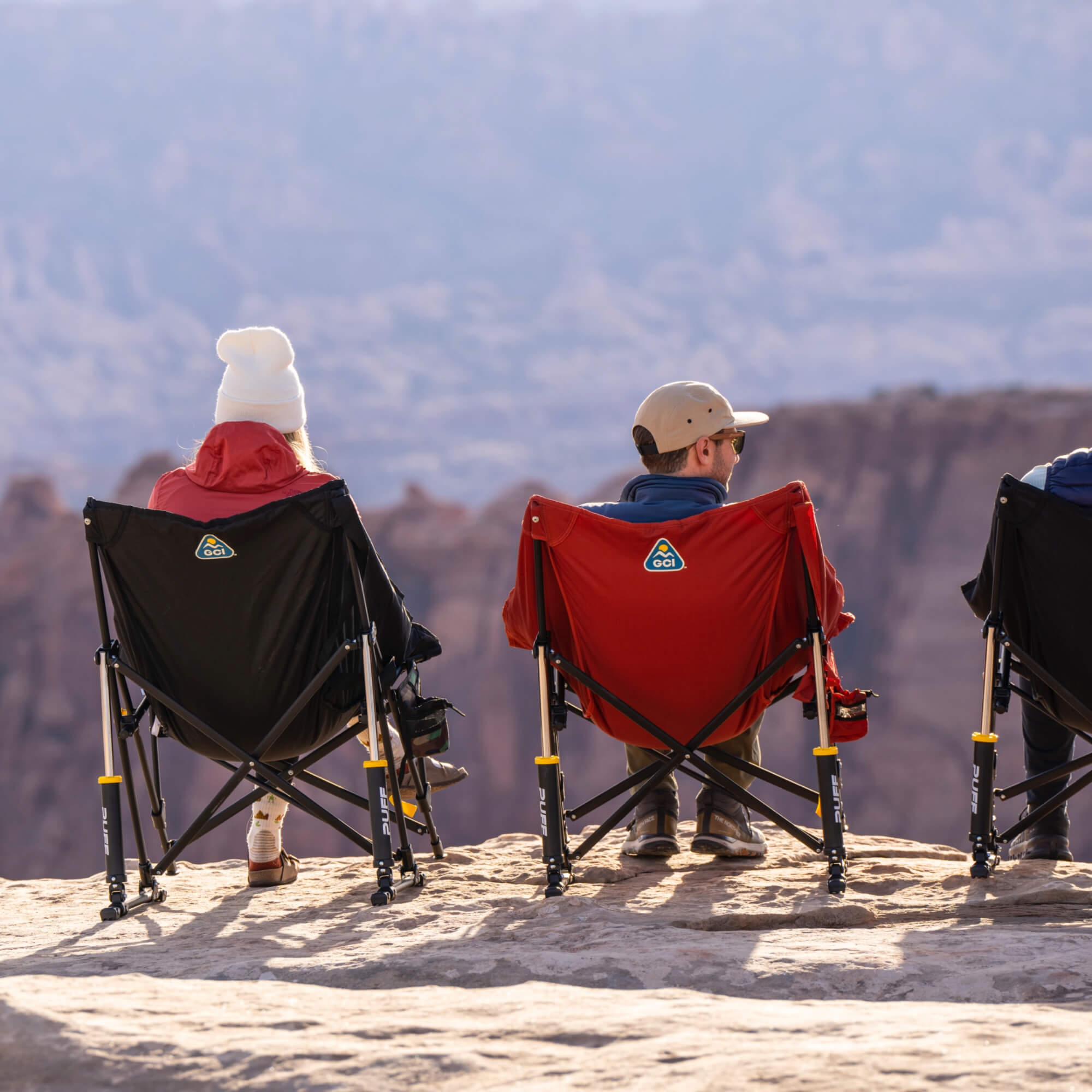 Smooth Motion Puff Rocker - Choice 731 - RoadTrip Rocker Smooth Motion Camp Chair Detail