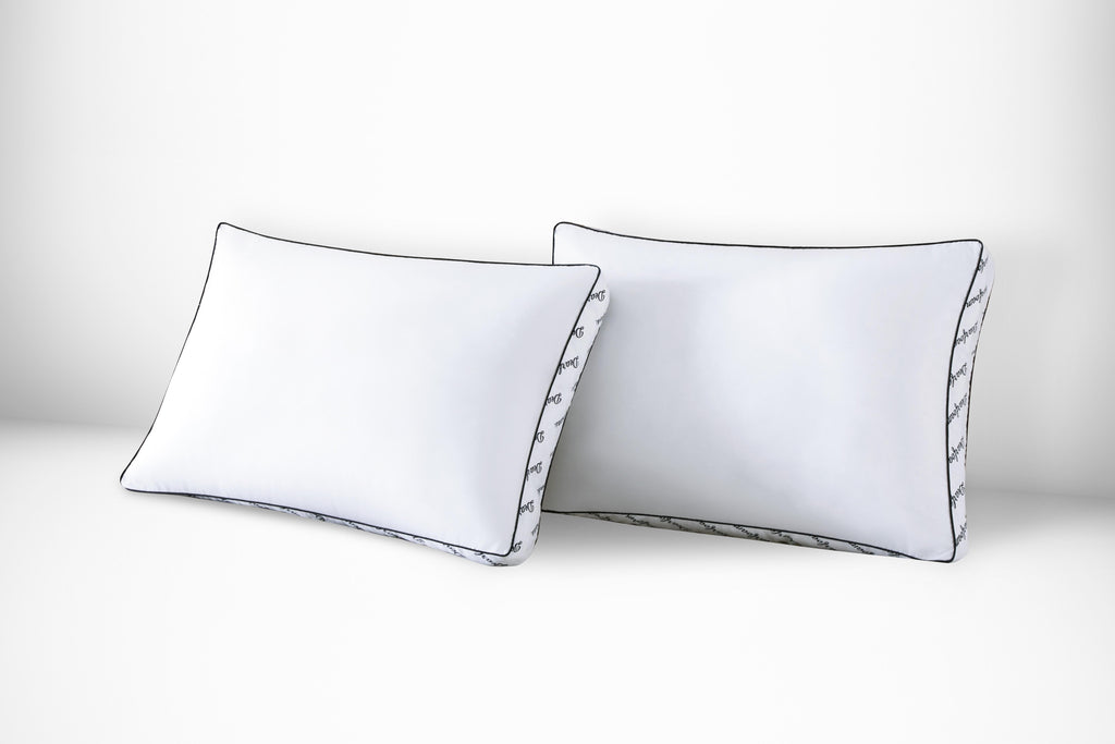 Orthopedic Support Cozy Gusseted Bed Pillow Standard, White - Decorative Throw Pillow Cushion for Sofa & Bed - Default Title