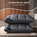 Decorative Plump twisted bed pillow-highly breathable large pillow for lateral/supine/prone sleepers, 29 x 19 inch pillow for family b... - Ergonomic Memory Foam Pillow for Neck Pain Support - Default Title