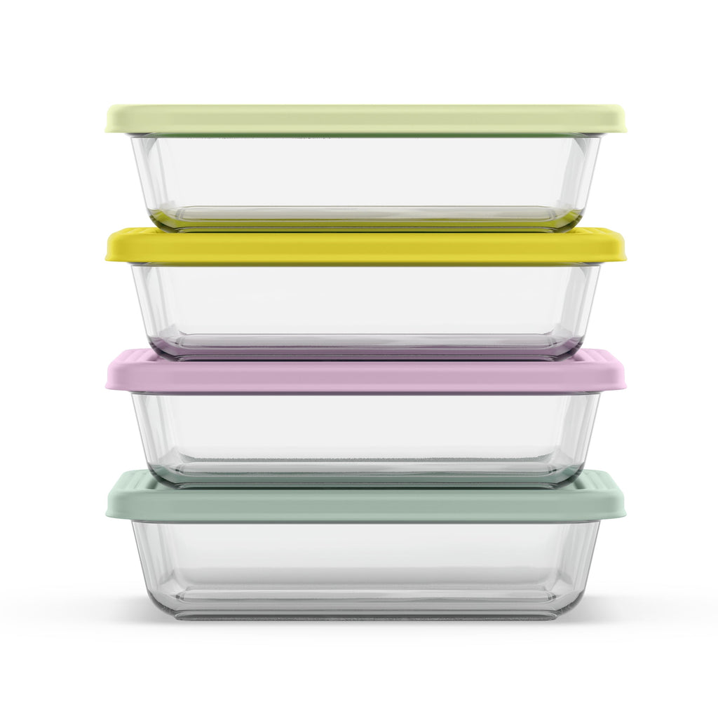 Sweet Treat Shaped Everyday 4.5 Cup Glass Meal Prep Set - Fun Food Fidget Cookie Squishable Toy - Default Title