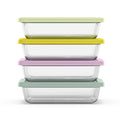 Sweet Treat Shaped Everyday 4.5 Cup Glass Meal Prep Set - Fun Food Fidget Cookie Squishable Toy - Default Title