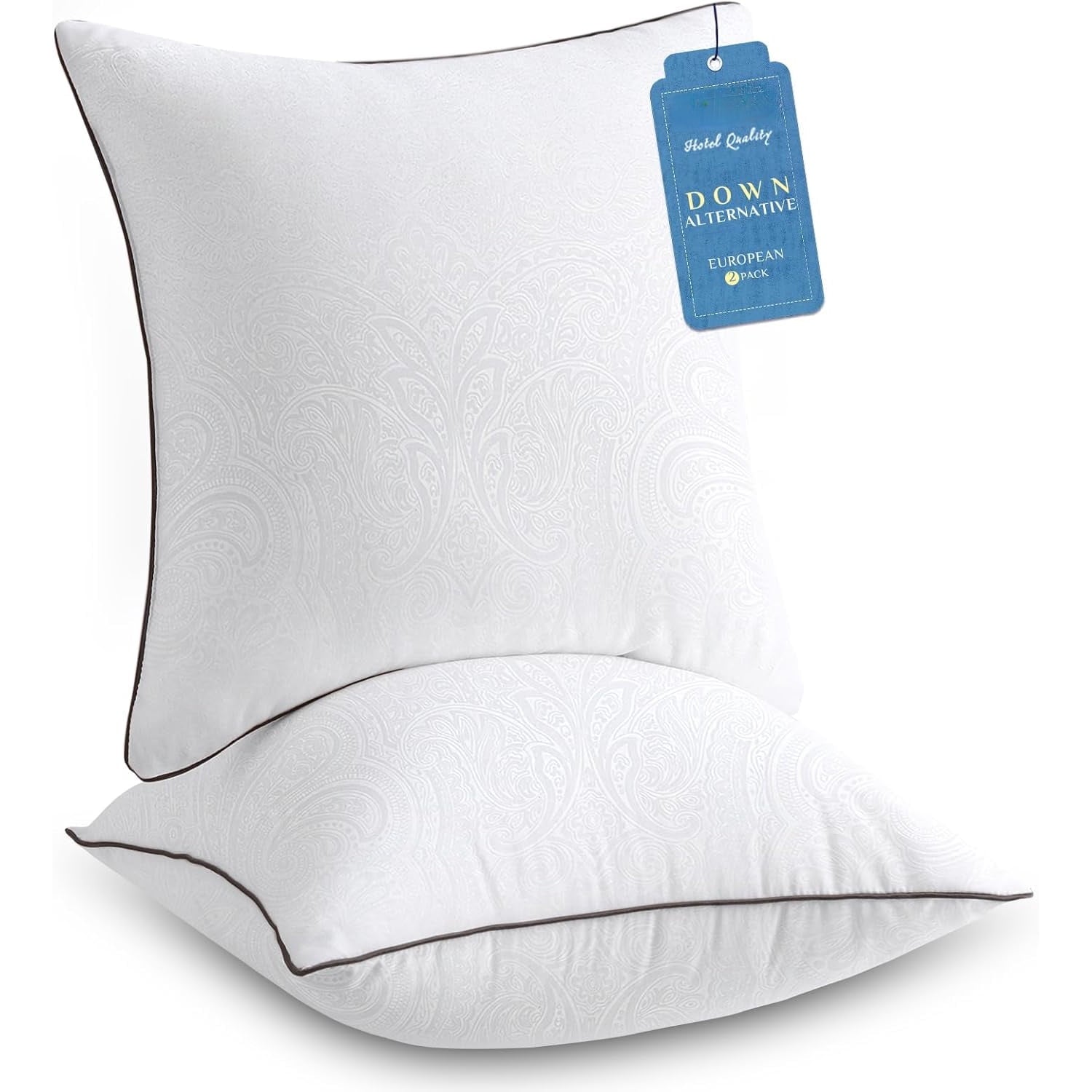 Fluffy Shredded for Sleeping, Soft and Supportive Throw for Couch, Bed and Sofa, Down Alternative Pillow, 26x26 Inches - Decorative Throw Pillow Cushion for Sofa & Bed - Default Title