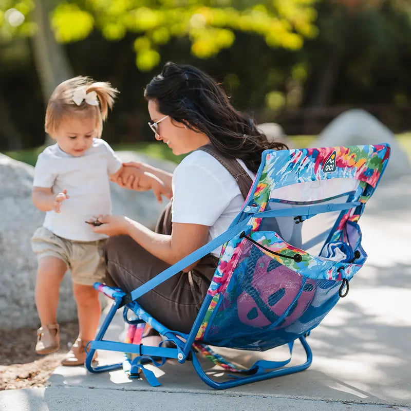 Rust-Resistant Aluminum Everywhere Chair 2 - Choice 656 - Portable Heavy-Duty Low Boy Chair for Ocean Side Detail
