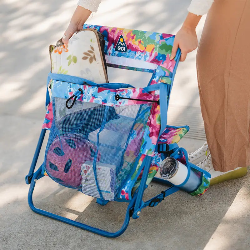Rust-Resistant Aluminum Everywhere Chair 2 - Choice 656 - Portable Heavy-Duty Low Boy Chair for Ocean Side Detail