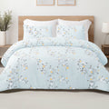 Heavyweight Warmth 3-Piece Floral King Size Comforter Set, Microfiber Bedding Down Alternative Comforter for All Seasons with 2 Pillow S... - Cloud-Like Soft Lightweight Bed Comforter - Default Title