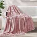 Cozy Fleece Plush Fuzzy Large Fleece Throw Blanket (50" x 70", Dusty Pink)- Soft, Warm and Lightweight - Cozy Fleece Throw Blanket for Couch & Bed - Default Title