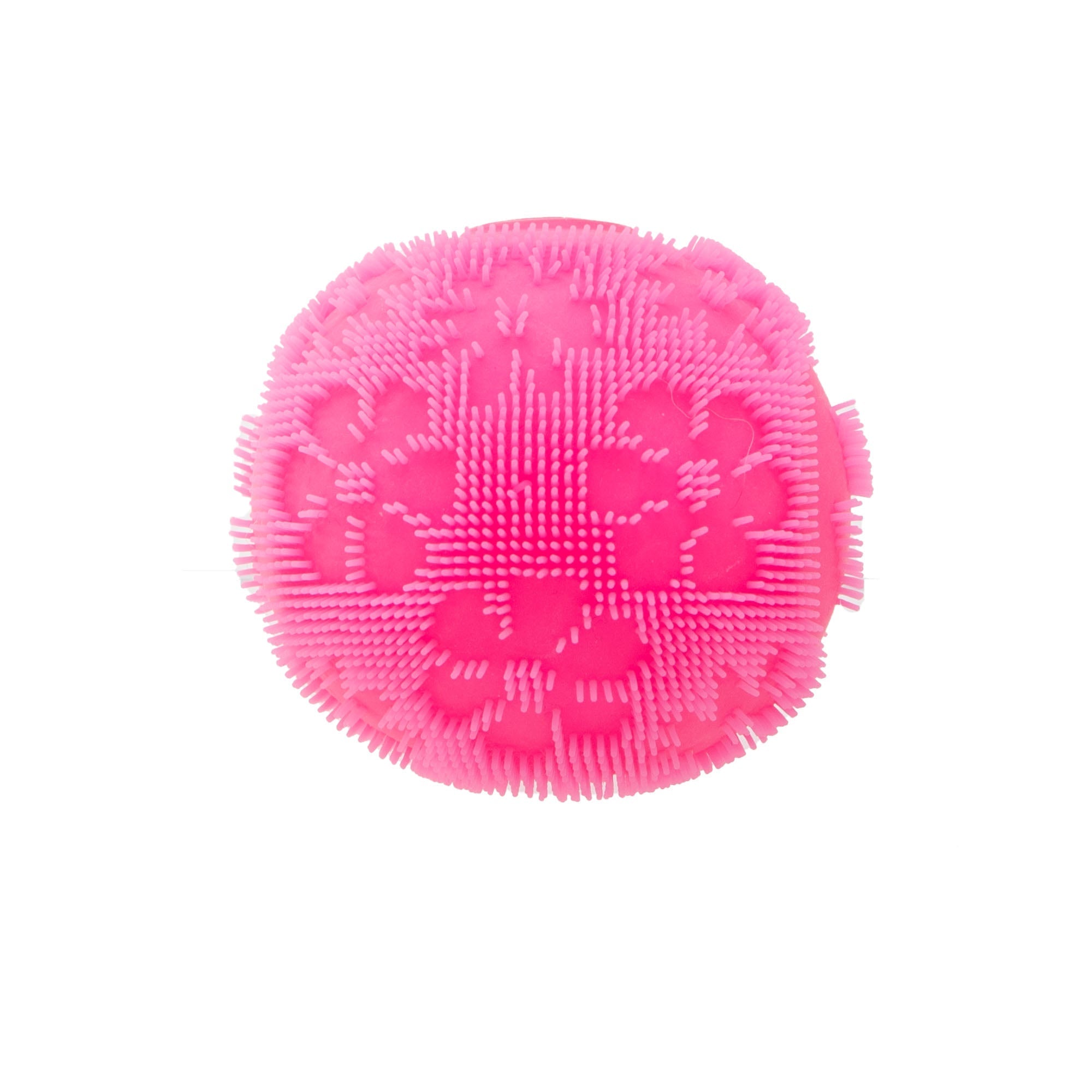 Fuzzy Flocked NeeDoh Fuzz Ball Flower Power | Signature Elm Point - Spiky Textured Groovy Glob for Sensory Therapy Detail