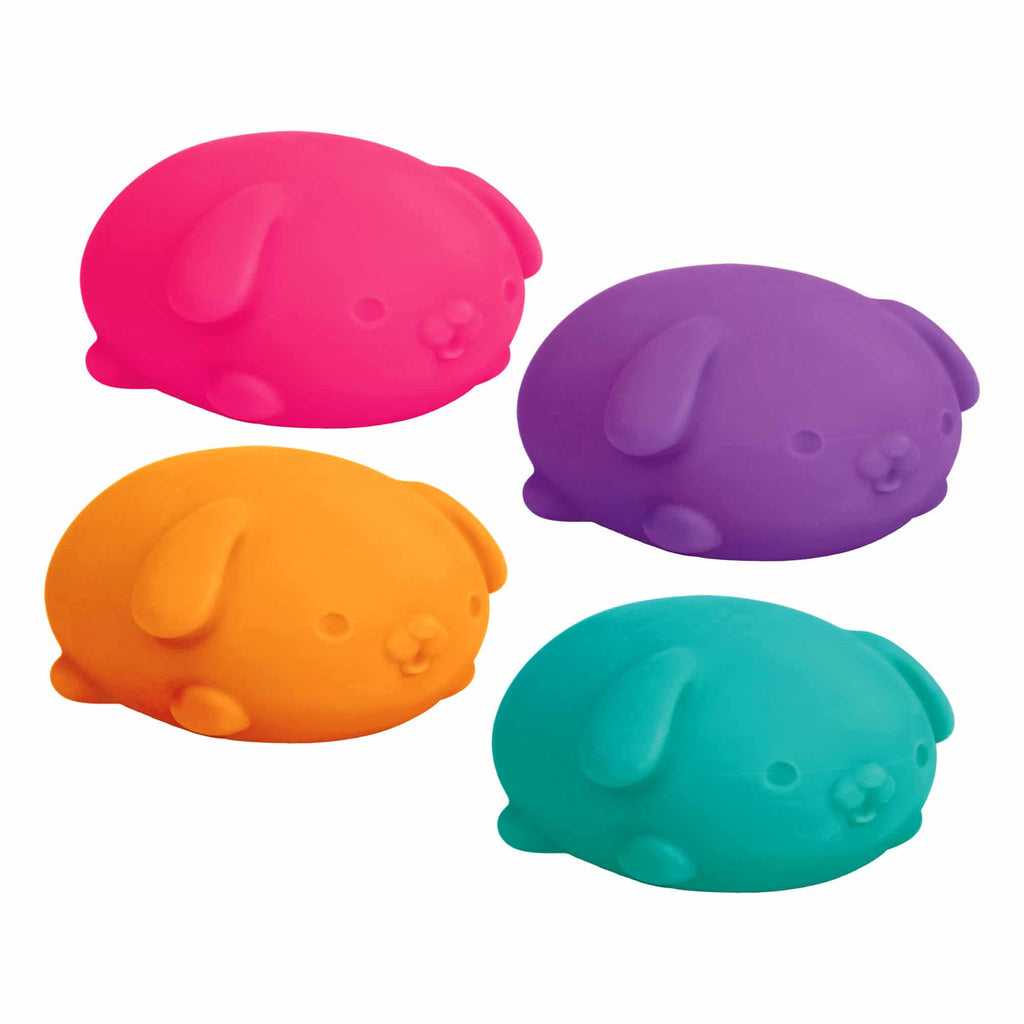 Fun Fidget Monster NeeDoh Funky Pup | Collection Canyon Shore - Collectible Shaggy Monster Squishable Toy - Surprise Me! (Random Color)