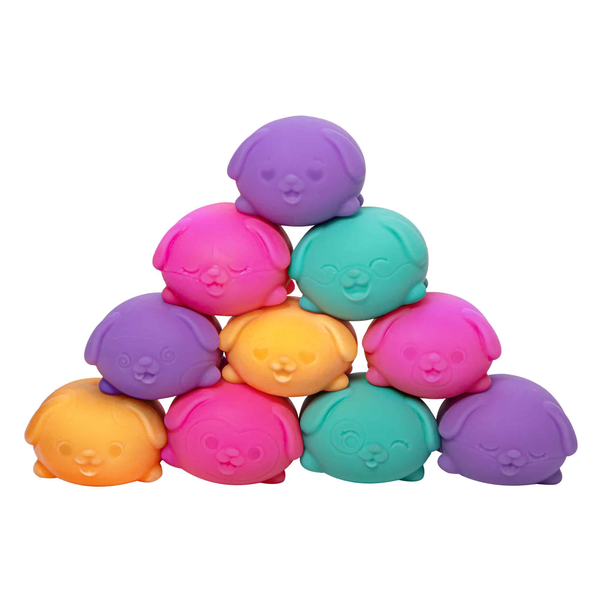Pocket-Sized Mini Teenie NeeDoh Funky Pup | Edition Copper Bloom - Collectible Teenie Tiny Fidget Balls for Kids Detail
