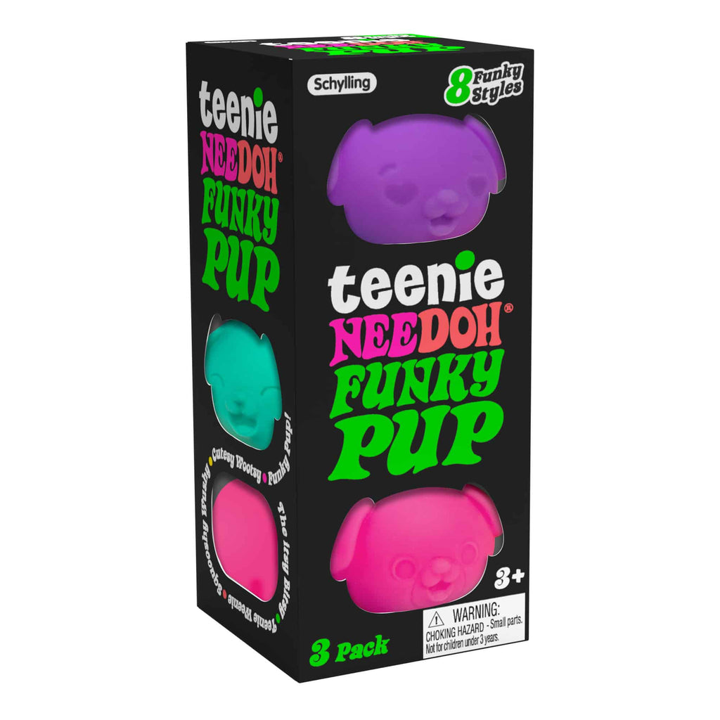 Pocket-Sized Mini Teenie NeeDoh Funky Pup | Edition Copper Bloom - Collectible Teenie Tiny Fidget Balls for Kids - Default Title