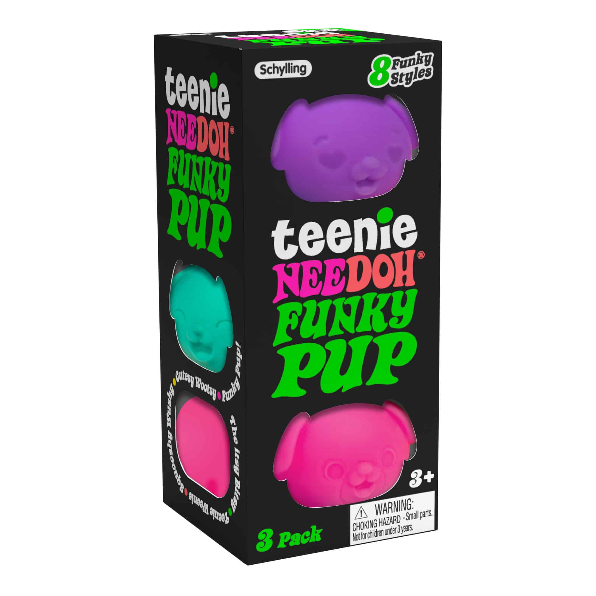Pocket-Sized Mini Teenie NeeDoh Funky Pup | Edition Copper Bloom - Collectible Teenie Tiny Fidget Balls for Kids - Default Title