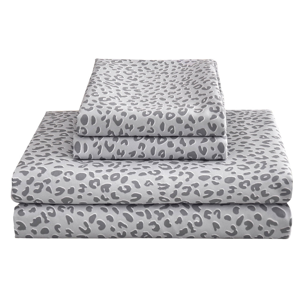 Ultra-Soft Floral King Sheets, Soft Breathable Microfiber Printed Bed Sheet Set, Deep Pocket Non-Slip Fitted Sheet Included - Cooling Hotel Quality Bedding Sheets and Pillowcases - Default Title