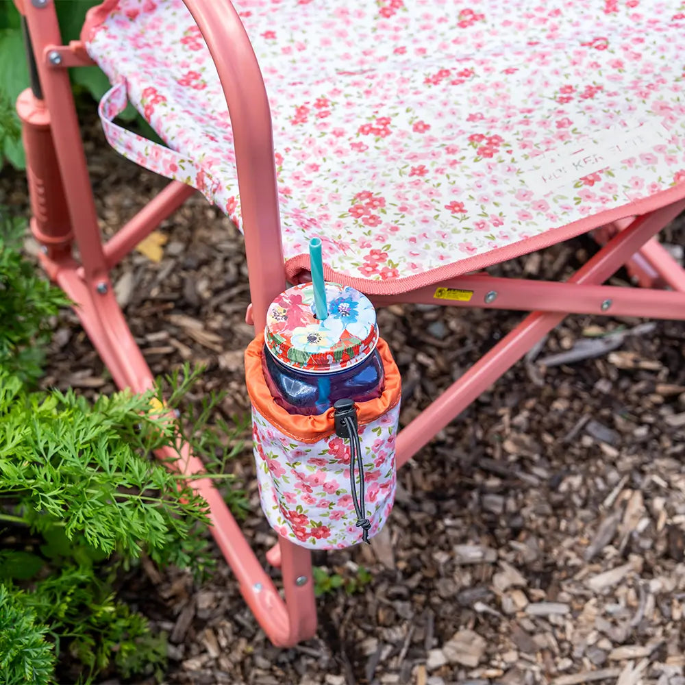Smooth Motion Freestyle Rocker Elite - Choice 460 - Heavy-Duty Kickback Rocker with Beverage Holder Detail