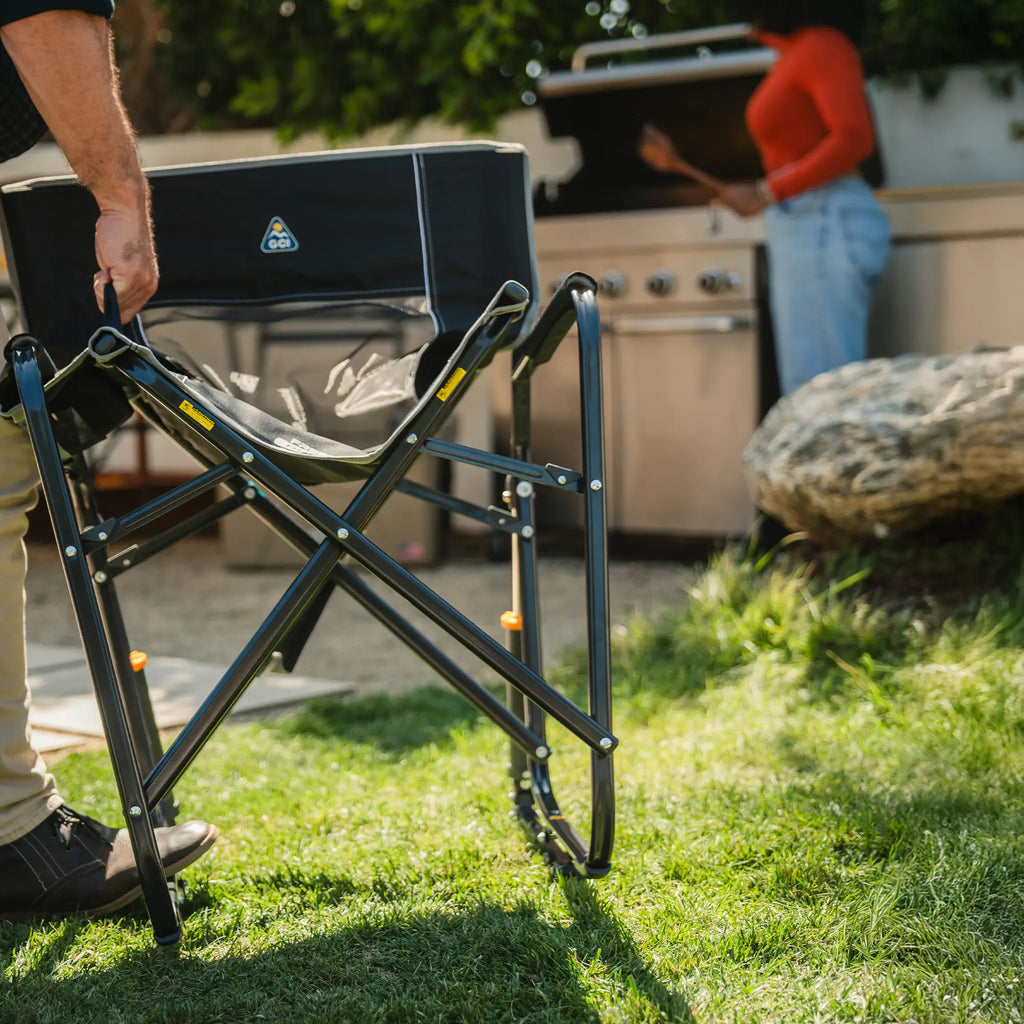 Smooth Motion Freestyle Rocker - Choice 711 - RoadTrip Rocker Smooth Motion Camp Chair Detail