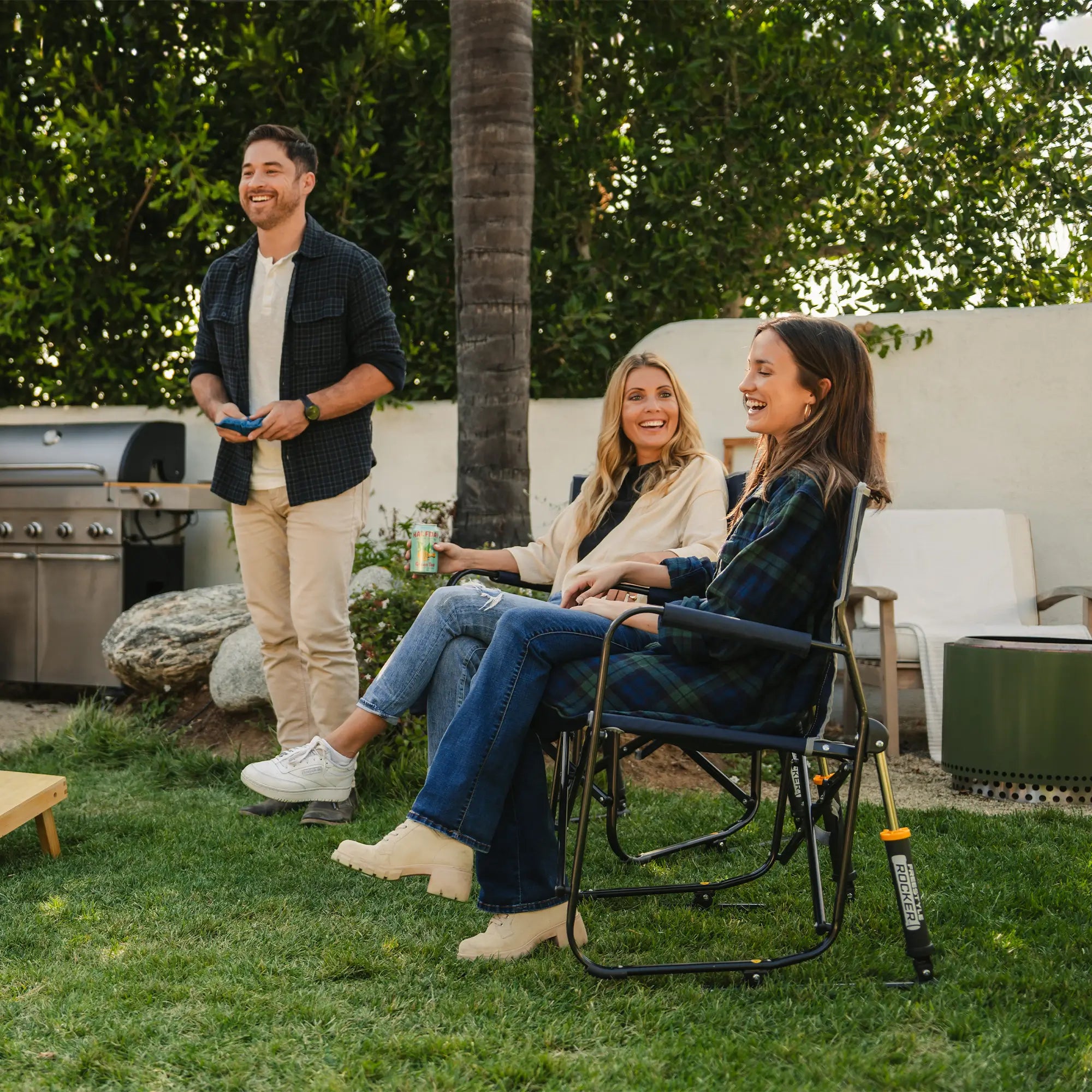 Smooth Motion Freestyle Rocker - Choice 711 - RoadTrip Rocker Smooth Motion Camp Chair Detail