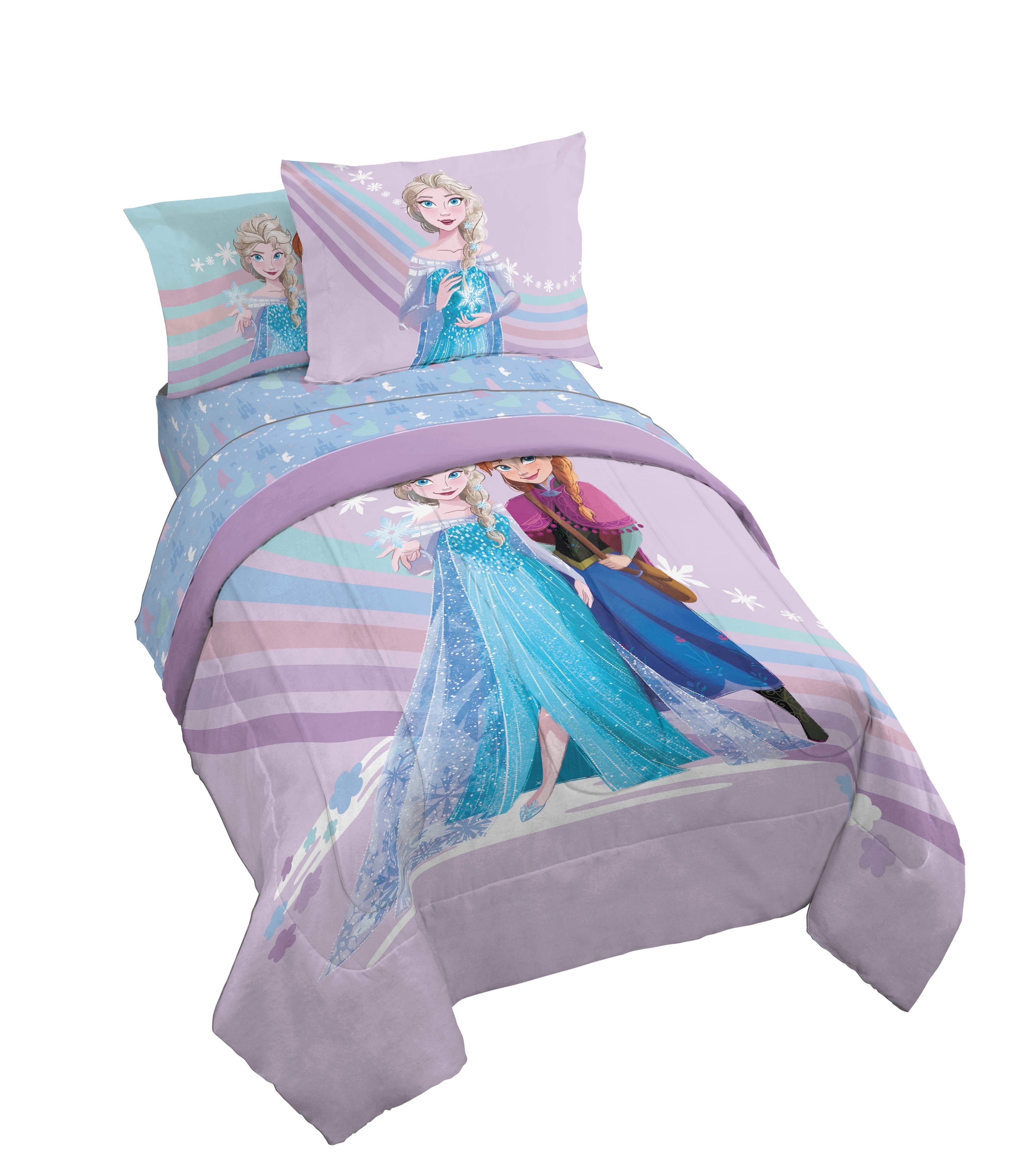 Fluffy Down Alternative The Poet Inside 5 Piece Twin Size Kids Comforter Set wth Sham - Super Soft Elsa Bed Set for Kids - Hypoallergenic Ultra-Fluffy Quilt for Winter - Default Title