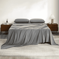 Ultra-Soft Full Size Bed Sheets, 4 Piece Sheets 14” Deep Pocket Sheet & Pillowcase Sets Soft Microfiber Luxury Bedding Fitted Sh... - Breathable Egyptian Cotton Flat & Fitted Sheets - Default Title