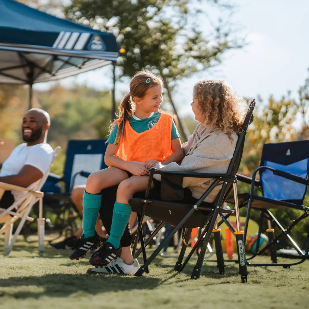Smooth Motion Comfort Pro Rocker XL - Choice 107 - Freestyle Rocker Portable Outdoor Folding Chair Detail
