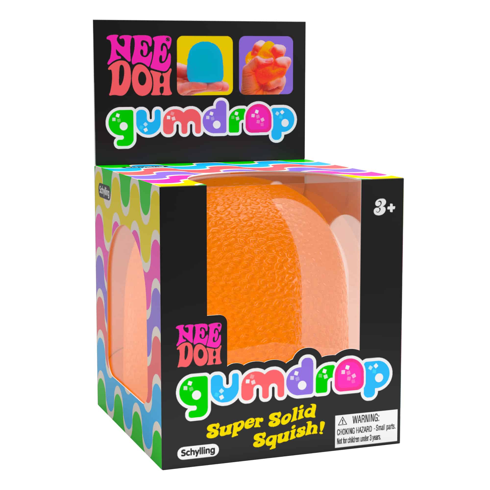 Deliciously Squishy NeeDoh Gumdrop | Edition Juniper Flare - Squishy Dohnut Sweet Treat Shaped Stress Toy - Surprise Me! (Random Color)