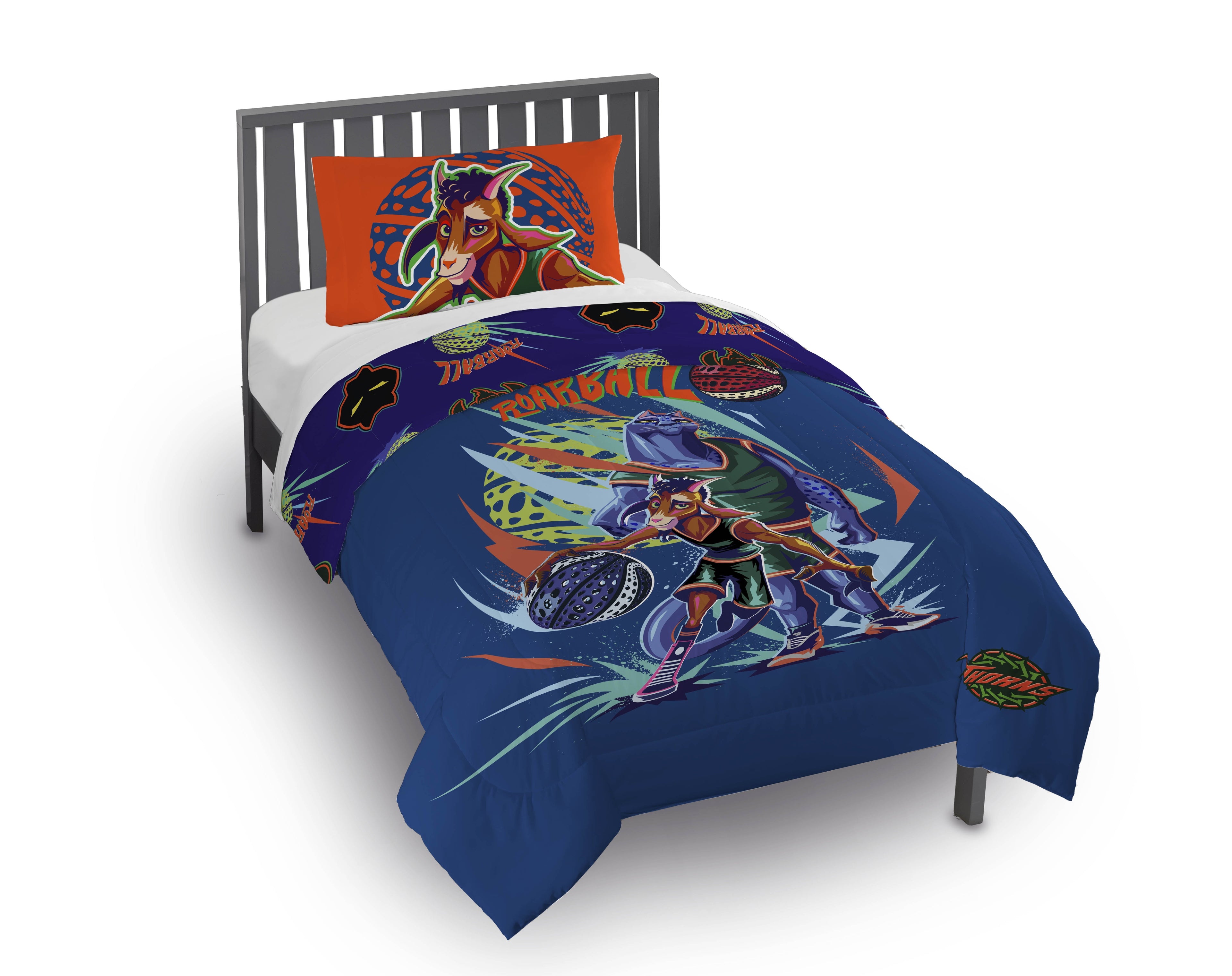 Luxurious Quilted 2 Piece Twin/Full Kids Reversible Comforter and Pillowcase Bedding Set, Multicolor,Twin/Full - Cloud-Like Soft Lightweight Bed Comforter - Default Title