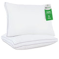 Hotel Collection 2 Pack Pillows for Bed, Standard Size Pillows Insert for Side and Back Sleepers, Soft Down Alternative Microfiber Fil... - Decorative Throw Pillow Cushion for Sofa & Bed - Default Title
