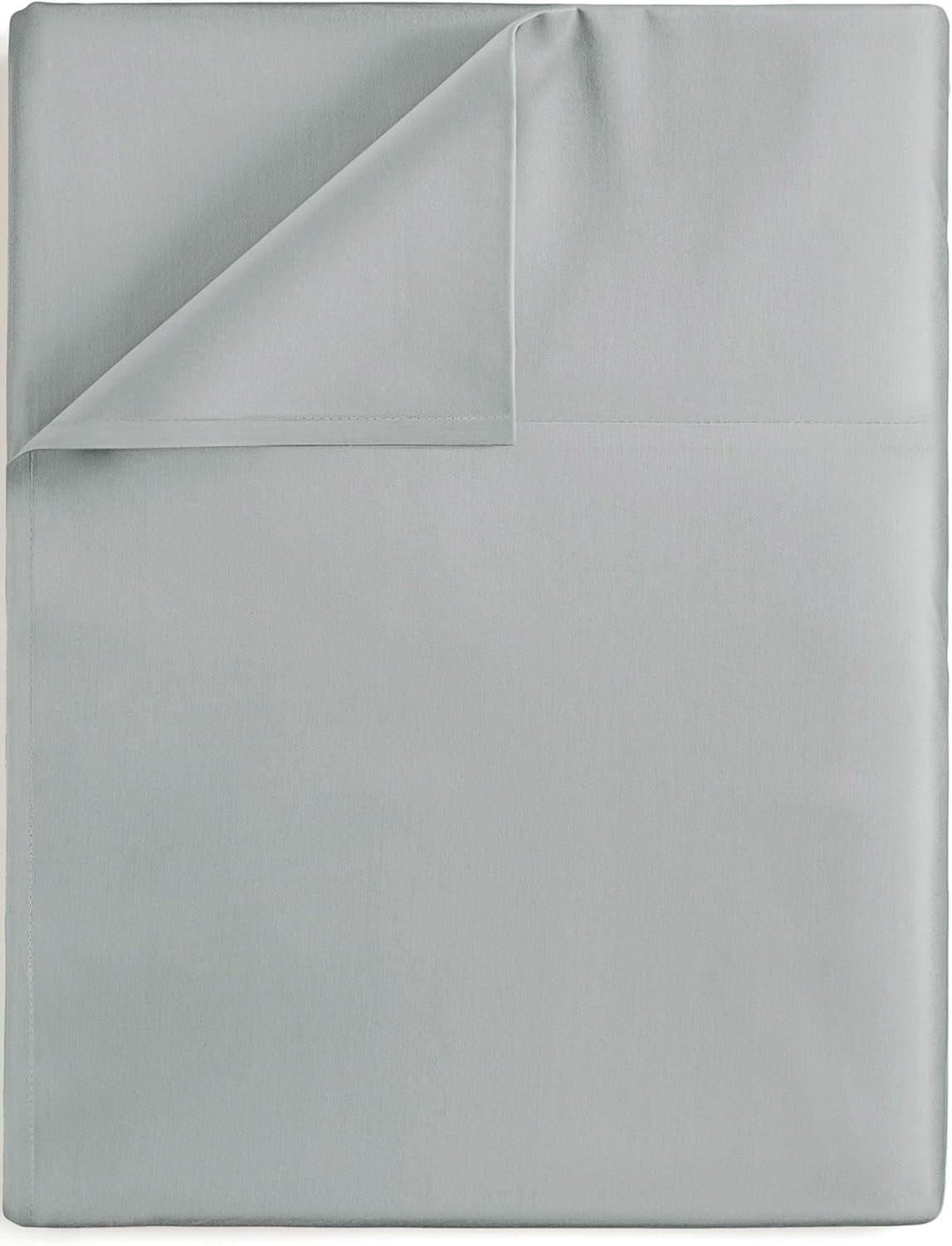 Wrinkle-Resistant Queen Size Flat Sheet Only - Hotel Style 100% Egyptian Cotton Sheet, Soft & Breathable, Sateen Weave 800 Thread Count... - Premium Ultra-Soft Pillowcase Pair for Sleeping - Default Title