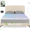 Ultra-Soft Grounding Sheets King Size,Earth Grounded Fitted Bed Sheet 10% Pure Silver Fiber + 90% Organic Cotton, Bed Grounding ... - Cooling Hotel Quality Bedding Sheets and Pillowcases - Default Title