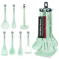 Seamless One-Piece Kitchen Utensil Set 7 Piece | Cooking Utensil set Slotted turner, Ladle Skimmer, Pasta Server, Potato Masher, S... - Ergonomic Kitchen Tongs and Cooking Spoon Utensil - Default Title