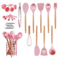 Heavy Duty 32 PCS Silicone Cooking Utensils Set, 446°F Heat Resistant for Nonstick Cookware - Professional Kitchen Tool for Culinary Enthusiasts - Default Title