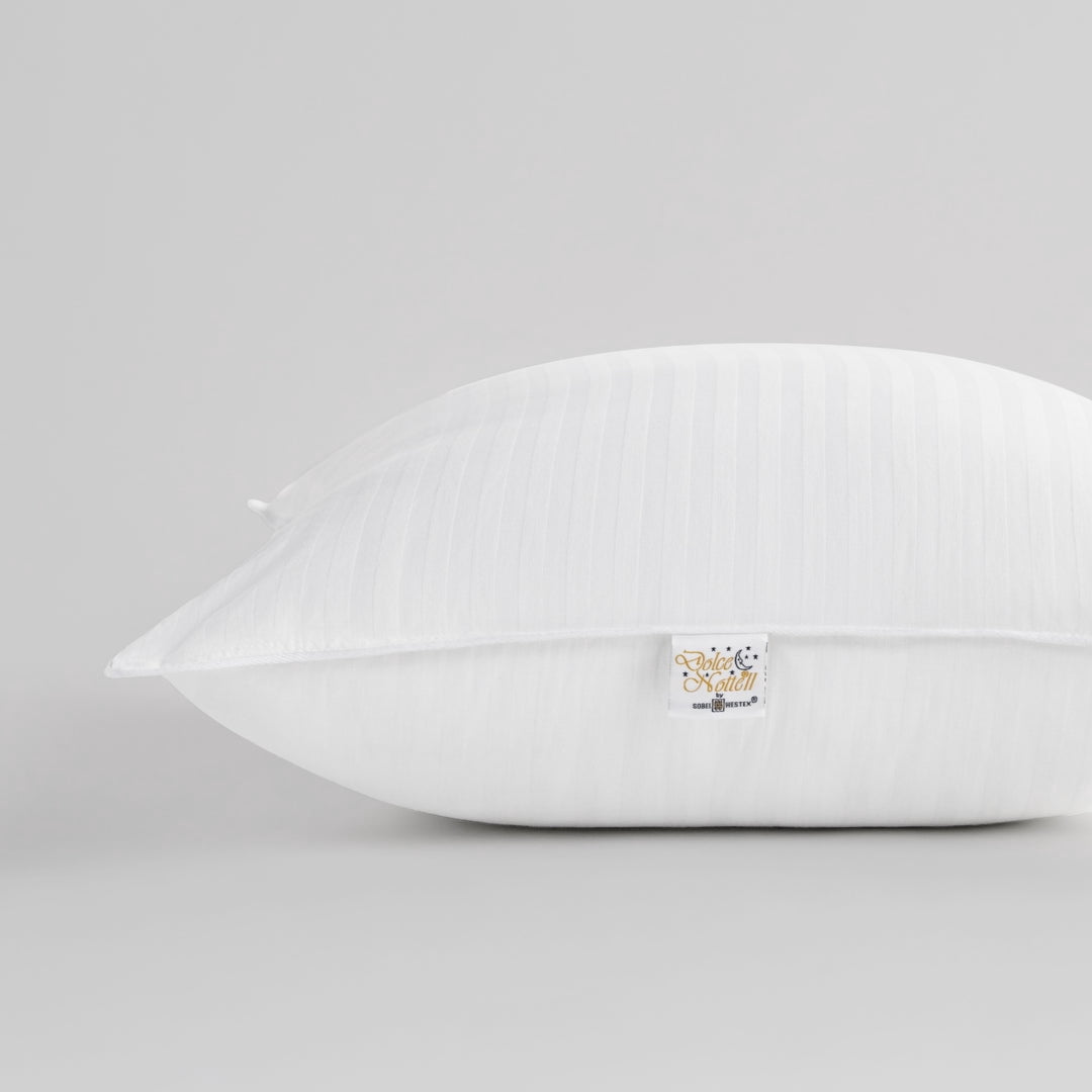 Hotel Collection Dolce Notte II Stomach, Side and Back Sleeper Bed Pillow for Sleeping | Hotel and Resort Quality | Hypoallergenic, Do... - Ergonomic Memory Foam Pillow for Neck Pain Support - Default Title