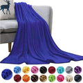Cozy Fleece Large Navy Fleece Throw Blankets, Throw Size Soft Fuzzy Blanket for Women Men and s, All Season Lightweight Microfibe... - Super Soft Reversible Sherpa Flannel Blanket - Default Title