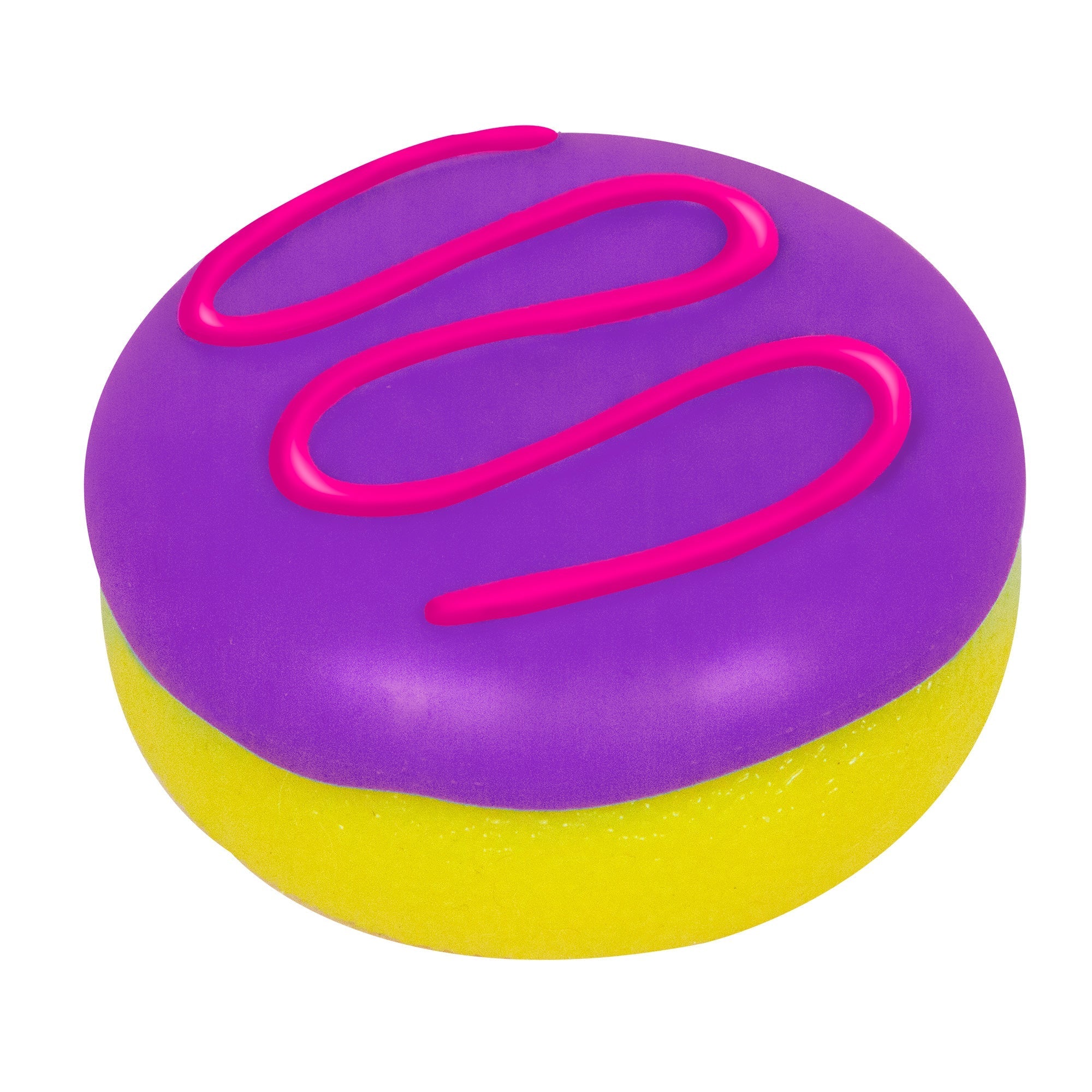 Playful Geometric Jelly Dohnut NeeDoh | Signature Seaside Lane - Fun Food Fidget Cookie Squishable Toy Detail