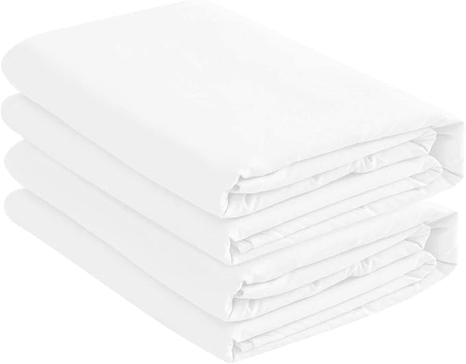 Cooling Sateen Jersey Knit Microfiber 2 Twin XL Fitted Bottom Bed Sheets (2-Pack) 1800 Ultra Soft - Hypoallergenic - 15" Deep Pocket... - Premium Ultra-Soft Pillowcase Pair for Sleeping - Default Title