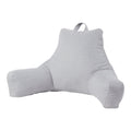 Fluffy Shredded Jumbo Cement Gray Polyester Bed Rest Pillow - Hotel Quality Plush Sleeping Pillows - Default Title