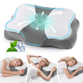 Hotel Collection Memory Foam Cervical Pillow for Sleeping Support - Orthopedic Bed Pillow for Neck, Shoulder Pain Relief, Adults, Side... - Ergonomic Memory Foam Pillow for Neck Pain Support - Default Title