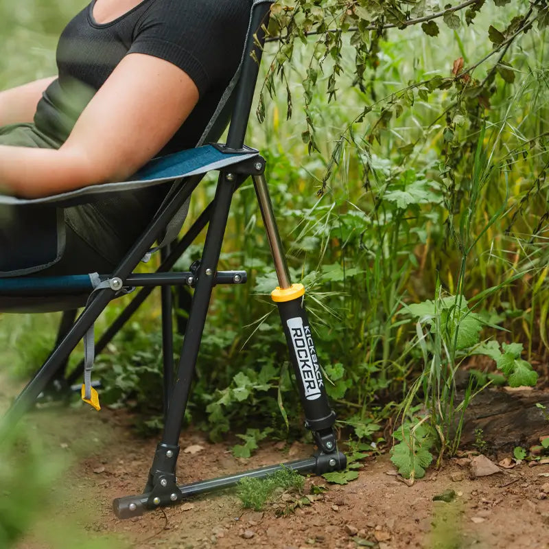 Heavy-Duty Freestyle Kickback Rocker - Choice 345 - Freestyle Rocker Portable Outdoor Folding Chair Detail