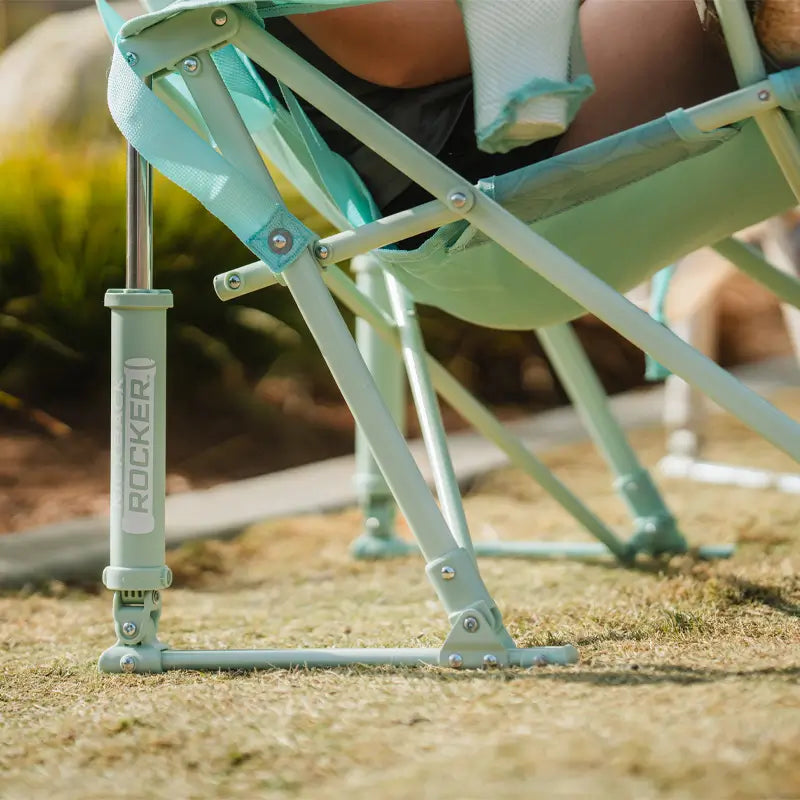 Heavy-Duty Freestyle Kickback Rocker - Choice 345 - Freestyle Rocker Portable Outdoor Folding Chair Detail