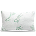 Fluffy Shredded King Size Bamboo Pillow, Memory Foam Bed Pillows with Washable Pillowcases, King - Hotel Quality Plush Sleeping Pillows - Default Title