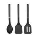 Chef-Quality 3-Piece Cooking Utensils Set with Ergonomic Handles, Black - High-Precision Culinary Tool for Baking & Cooking - Default Title
