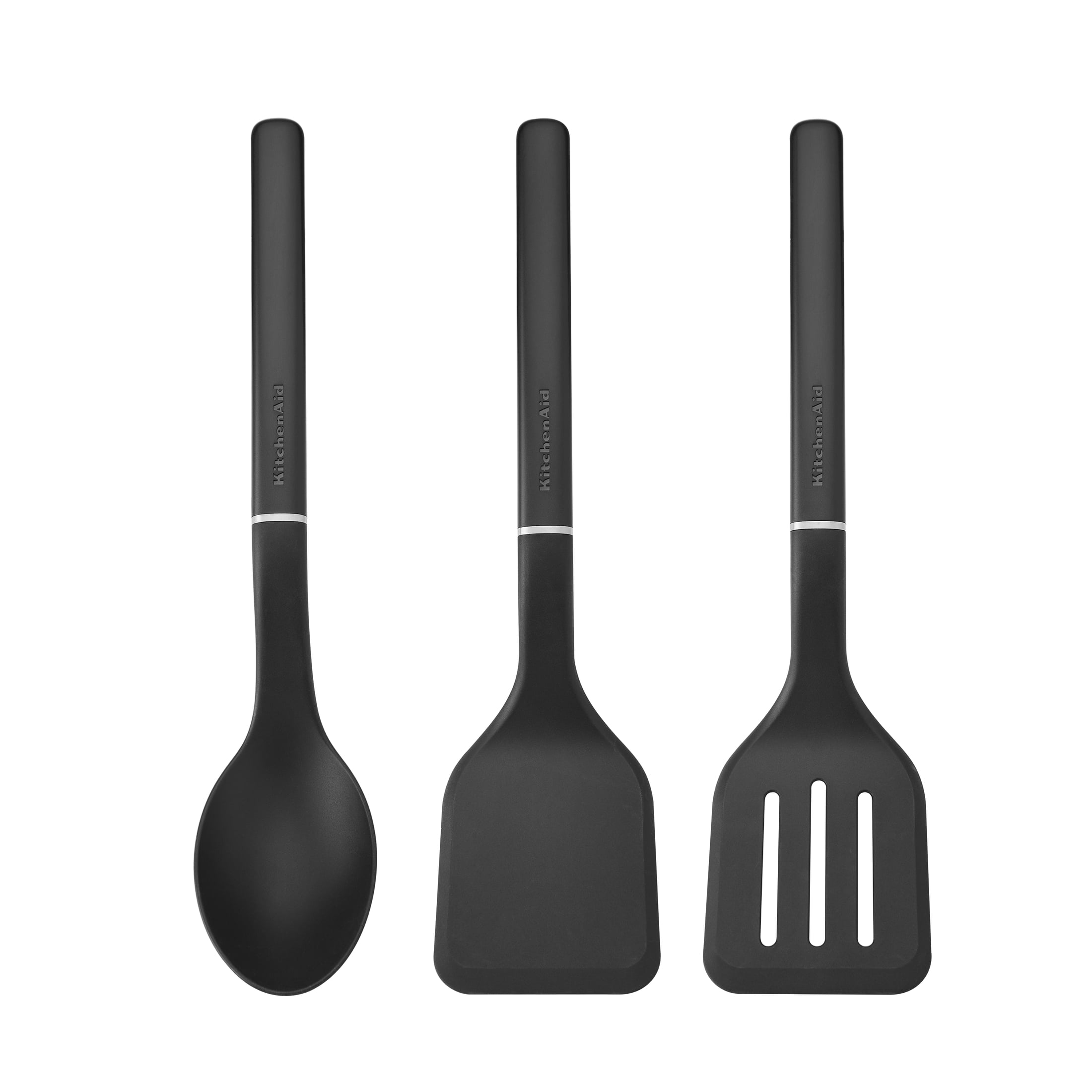 Chef-Quality 3-Piece Cooking Utensils Set with Ergonomic Handles, Black - High-Precision Culinary Tool for Baking & Cooking - Default Title