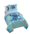 Luxurious Quilted Lilo and Stitch Sweet Stitch 5 Piece Twin Size Kids Comforter Set with Sham - Super Soft Bed Set for Kids - All-Season Down Alternative Comforter Insert - Default Title