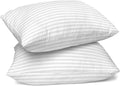 Ergonomic Memory Foam King Bed Pillows Set of 2- Comfortable Breathable Bed Pillows for Sleeping (White, 20x36) - Orthopedic Shredded Foam Bed Pillow Set - Default Title