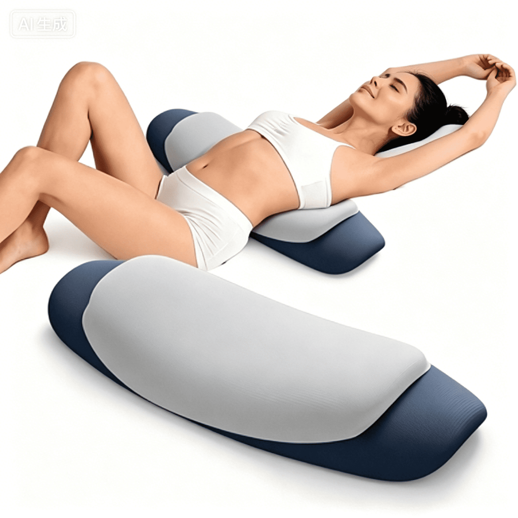 Hotel Collection Lumbar Support Pillow for Bed, Memory Foam Ergonomic Lower Back Support Waist Pillow for Side Back and Stomach Sleepe... - Hotel Quality Plush Sleeping Pillows - Default Title