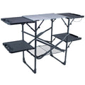 Portable Culinary Slim-Fold Cook Station - Choice 575 - Heavy-Duty Stainless Steel Camp Cooking Gear - Default Title