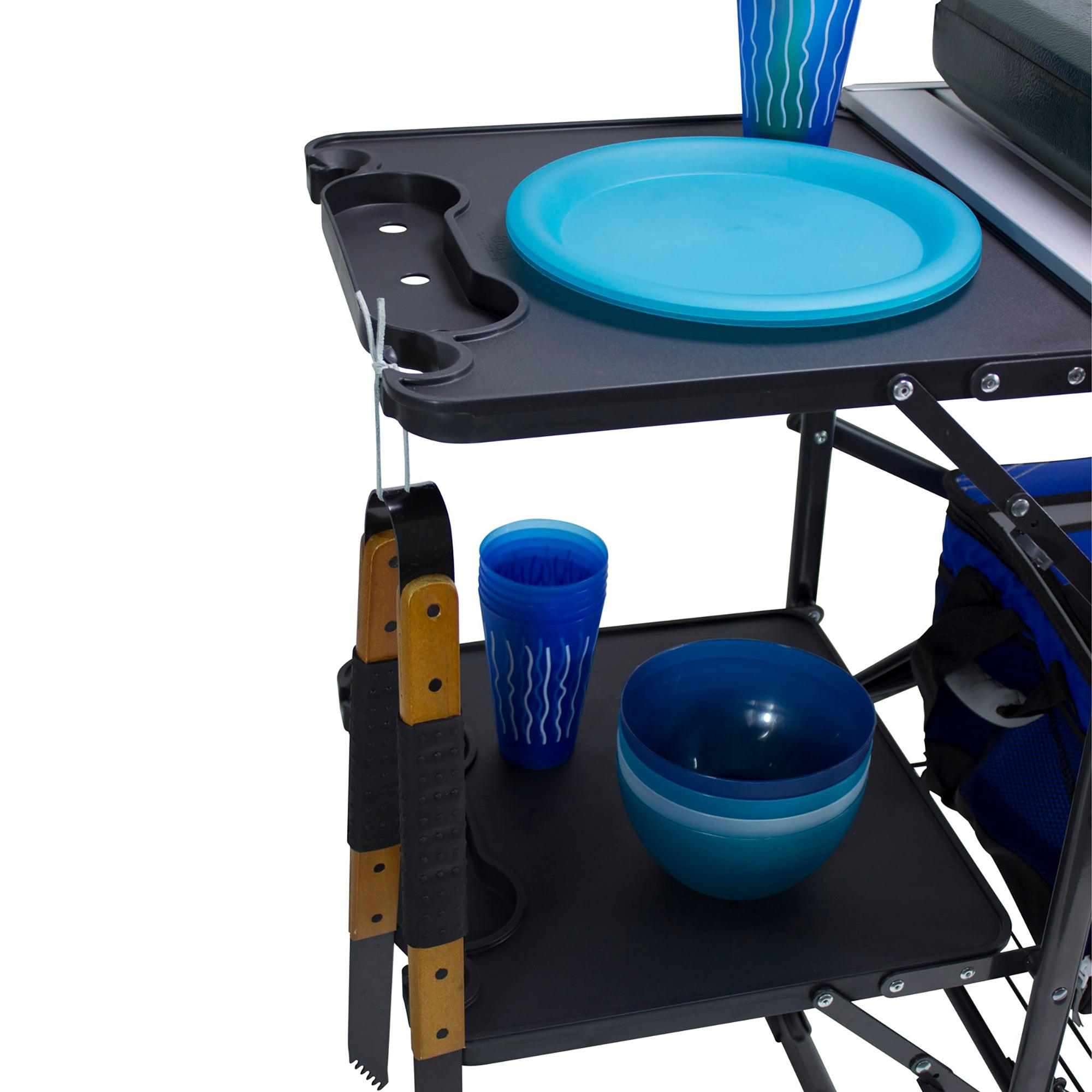 Compact Grilling Master Cook Station - Choice 171 - Multi-Purpose Outdoor Culinary Cooking Set Detail