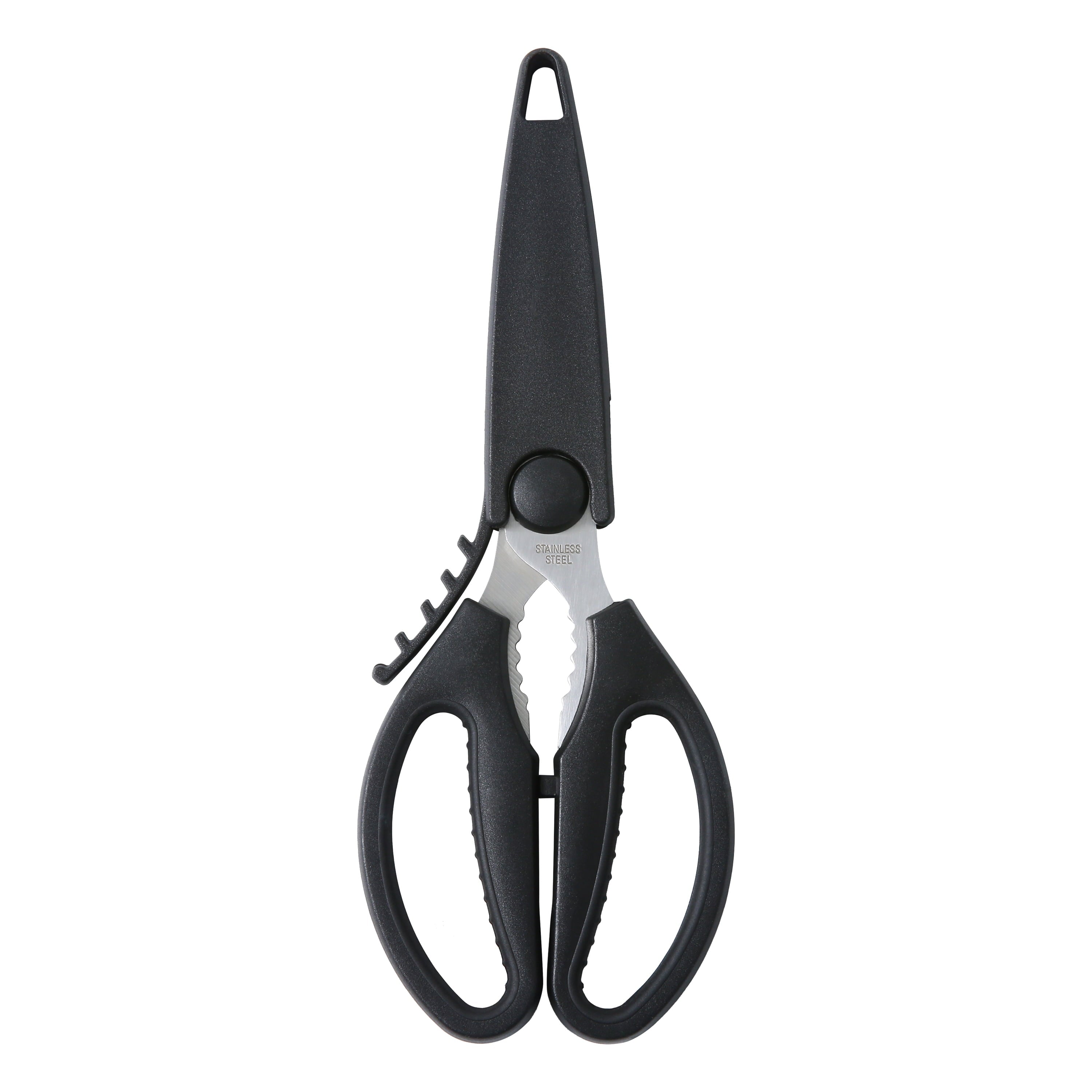 Innovative Stainless Steel Multi-Purpose 8.6in Kitchen Shears - Innovative Kitchen Helper for Modern Cooking - Default Title