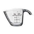 Ergonomic Manual 1/4C Plastic Mini Measuring Cup, Black/Transparent - Innovative Kitchen Helper for Modern Cooking - Default Title