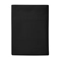 Breathable Luxury Easy Care Solid Rich-Black CVC Cotton Blend Fitted Sheet, Full - Premium Ultra-Soft Pillowcase Pair for Sleeping - Default Title